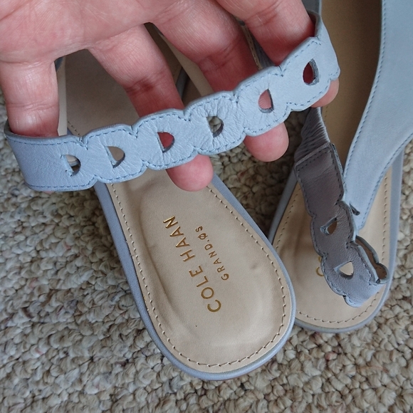 Cole Haan Merrit Skimmer light blue Slingback Flats size 8.5 - Picture 7 of 13